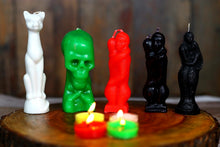 Load image into Gallery viewer, Black Female Figurine Candle For Spell, Wicca,Hoodoo | Height: 8'' | Burning Hours: 2 |