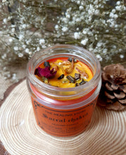 Load image into Gallery viewer, Sacral Chakra Candle | Soy wax | 100gms | with rare herbs, crystals & essential oils | Burning hours 30 |