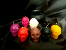 Load image into Gallery viewer, Yellow Skull Candle For Spell, Wicca,Hoodoo | Height: 2.5'' |
