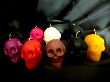 Load image into Gallery viewer, Yellow Skull Candle For Spell, Wicca,Hoodoo | Height: 2.5'' |