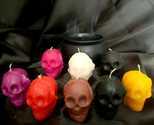 Load image into Gallery viewer, White Skull Candle For Spell, Wicca,Hoodoo | Height: 2.5'' |