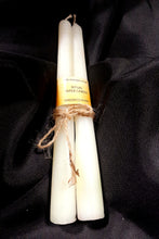 Load image into Gallery viewer, White Taper Candle | Set of 2, 6, 12 | Height: 9'' |