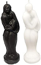 Load image into Gallery viewer, White Couple Candle For Spell, Wicca, Hoodoo | Height: 5.5'' | Burning Hours: 3 |