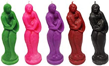 Load image into Gallery viewer, Pink Couple Candle For Spell, Wicca,Hoodoo | Height: 5.5'' | Burning Hours: 3 |