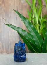 Load image into Gallery viewer, Lapis Lazuli Crystal Ganesha Statue | Lab Certified |