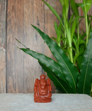 Load image into Gallery viewer, Red Jasper Crystal Ganesha Statue | Lab Certified |
