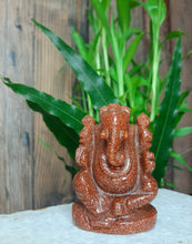 Load image into Gallery viewer, Sunstone Crystal Ganesha Statue | 126 gms |
