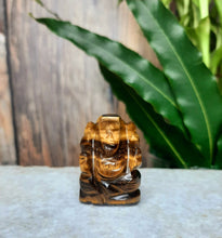 Load image into Gallery viewer, Tiger Eye Carved Lord Ganesha Statue | Lab Certified |