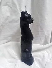 Load image into Gallery viewer, Cat Figure Spell Candle | Wicca Spells Candle | Black