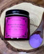 Load image into Gallery viewer, Brazilian Purple Clay and Vlang Vlang Face Pack
