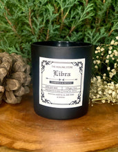 Load image into Gallery viewer, Libra Zodiac Candle | Soy Wax | 170gms | With Rare Herbs, Crystals & Essential Oils | Burning Hours 40-45 |