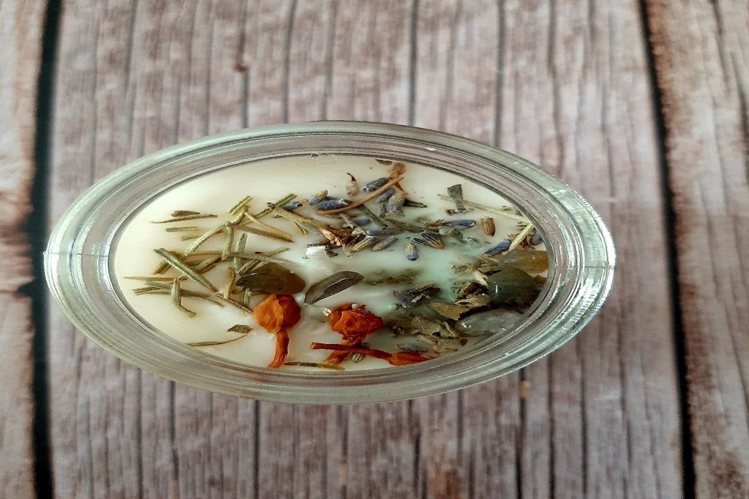 New Moon Ritual Candle | Soy Wax | 100 gms | With Rare Herbs, Crystals ...