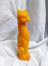 Load image into Gallery viewer, Cat Figure Spell Candle | Wicca Spells Candle | Yellow