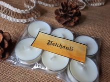Load image into Gallery viewer, Patchouli Tealight Candles | Set of 6 | Scented Candle | Burning hours: 2 |