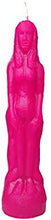 Load image into Gallery viewer, Pink Female Figurine Candle For Spell, Wicca,Hoodoo | Height: 8'' | Burning Hours: 2 |