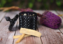 Load image into Gallery viewer, Protection Intention Candle | Soy Wax | 200 gms | with rare herbs, crystals & essential oils |