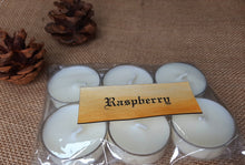 Load image into Gallery viewer, Raspberry Tealight Candles | Set of 6 | Scented Candle | Burning hours: 2 |