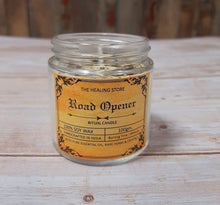 Load image into Gallery viewer, Road Opener Ritual Candle | Soy Wax | 100 gms | With Rare Herbs, Crystals & Essential Oils | Burning Hours 30 |