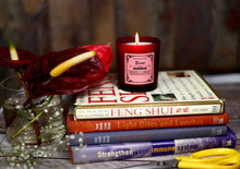 Load image into Gallery viewer, Rose Fragrance Candle | Soy wax | 170gms | Burning hours 40 |