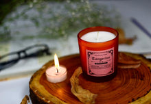 Load image into Gallery viewer, Tangerine Fragrance Candle | Soy wax | 170gms | Burning hours 40 |