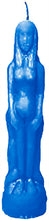 Load image into Gallery viewer, Blue Female Figurine Candle For Spell, Wicca,Hoodoo | Height: 8'' | Burning Hours: 2 |