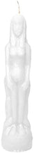 Load image into Gallery viewer, White Female Figurine Candle For Spell, Wicca, Hoodoo | Height: 8'' | Burning Hours: 2 |