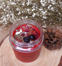 Load image into Gallery viewer, Root Chakra Candle | Soy wax | 100gms | with rare herbs, crystals &amp; essential oils | Burning hours 30 |
