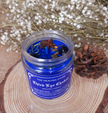 Load image into Gallery viewer, Third Eye Chakra Candle | Soy wax | 100gms | with rare herbs, crystals &amp; essential oils | Burning hours 30 |
