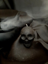 Load image into Gallery viewer, Black Skull Candle For Spell, Wicca,Hoodoo | Height: 2.5&#39;&#39; |

