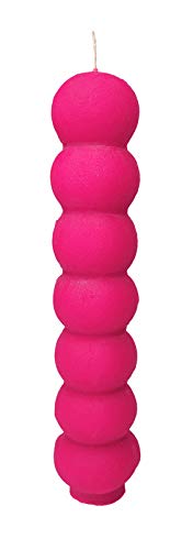 Pink 7 Knob Candle For Spell, Wicca, Hoodoo | Height: 8'' | Burning Hours: 14 |