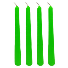 Load image into Gallery viewer, Green Taper Candle | Set of 2, 6, 12 | Height: 9&#39;&#39; |

