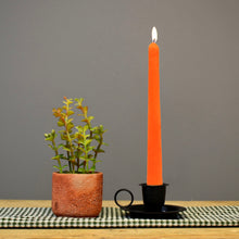 Load image into Gallery viewer, Orange Taper Candle | Set of 2, 6, 12 | Height: 9&#39;&#39; |
