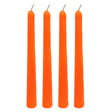 Load image into Gallery viewer, Orange Taper Candle | Set of 2, 6, 12 | Height: 9&#39;&#39; |
