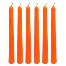 Load image into Gallery viewer, Orange Taper Candle | Set of 2, 6, 12 | Height: 9&#39;&#39; |
