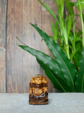 Load image into Gallery viewer, Tiger Eye Carved Lord Ganesha Statue | Lab Certified |

