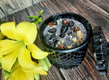 Load image into Gallery viewer, Hex Break Intention Candle | Soy Wax | 200 gms | with rare herbs, crystals &amp; essential oils |
