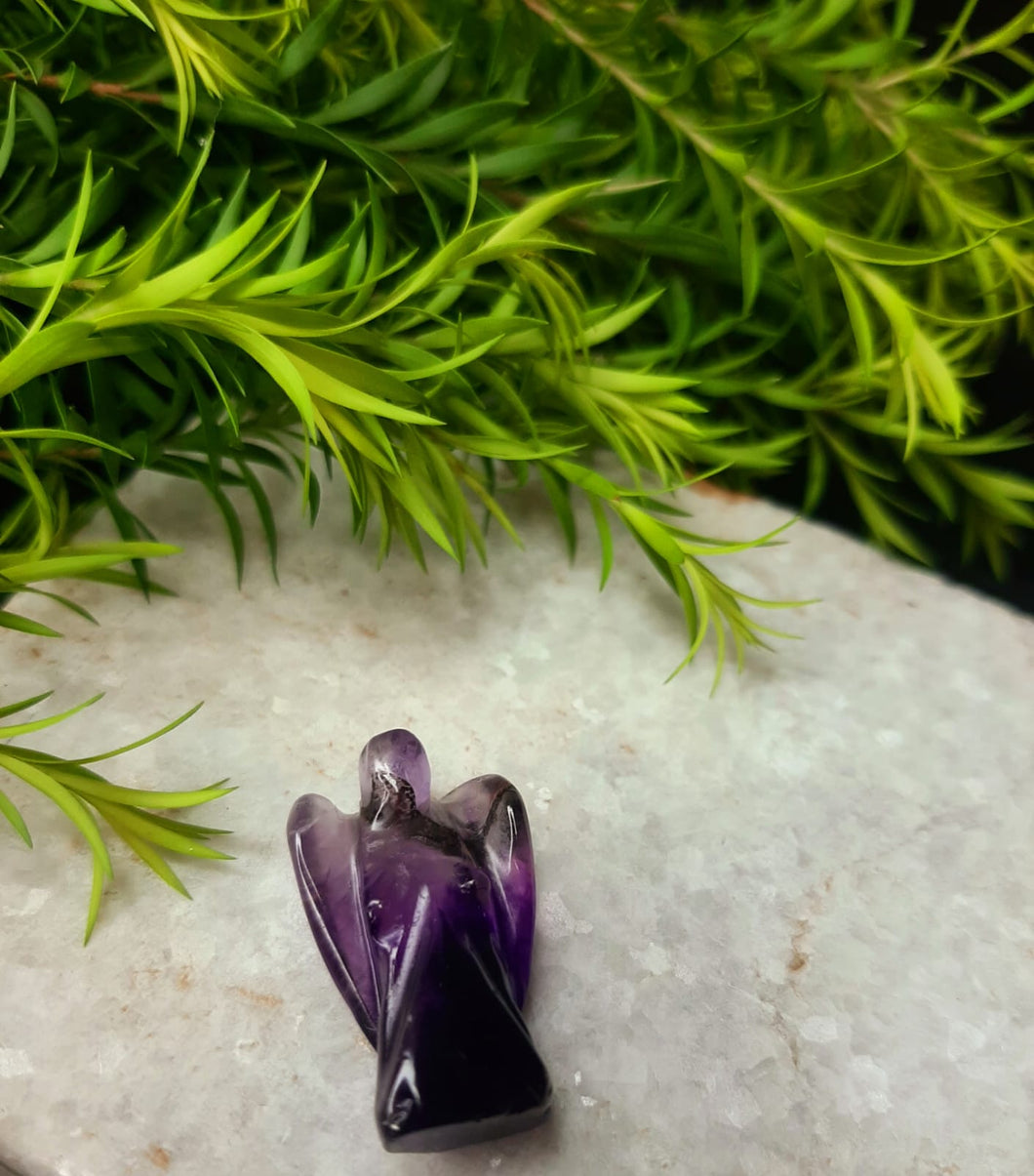 Amethyst Crystal Angel | Lab Certified |