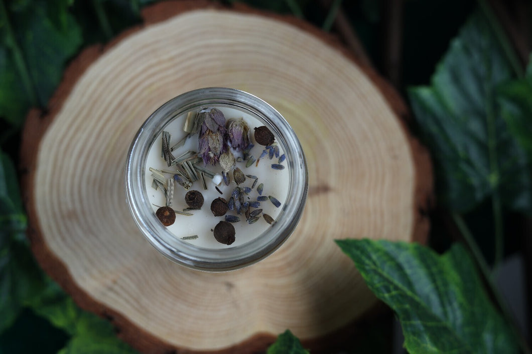 Blessings Ritual Candle | Soy Wax | 100 gms | With Rare Herbs, Crystals & Essential Oils | Burning Hours 30 |