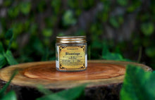 Load image into Gallery viewer, Blessings Ritual Candle | Soy Wax | 100 gms | With Rare Herbs, Crystals &amp; Essential Oils | Burning Hours 30 |
