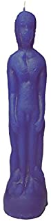 Blue Male Figurine Candle For Spell, Wicca,Hoodoo | Height: 8''| Burning Hours: 2 |