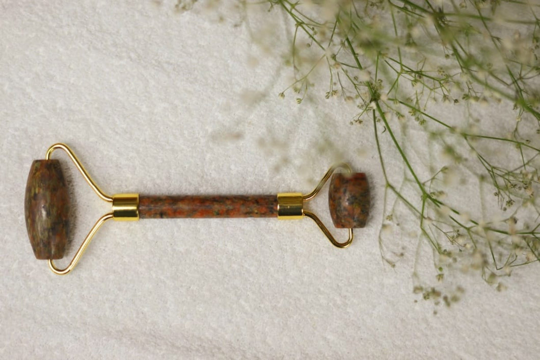Unakite Stone Facial Massage Roller