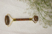 Load image into Gallery viewer, Unakite Stone Facial Massage Roller
