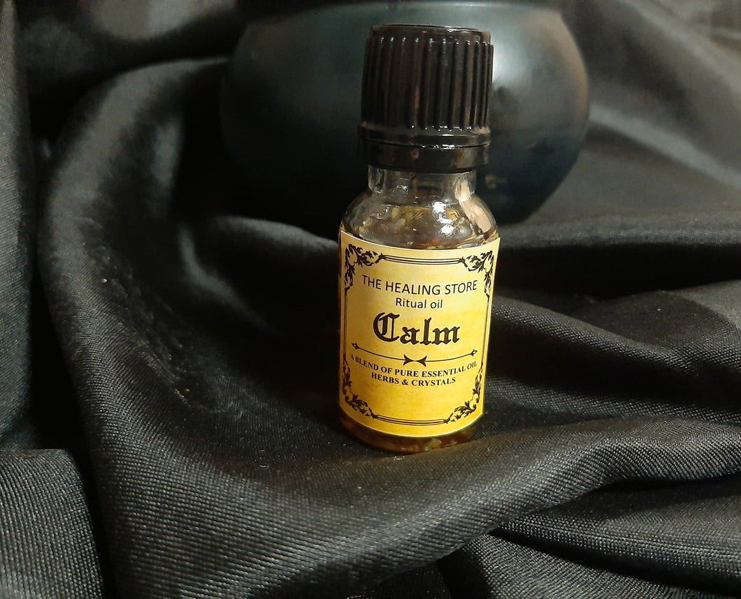 Calm Ritual Oil | For Hoodoo, Wicca, Conjour, Spellwork | Healing | Meditation | Aromatherapy