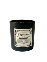 Load image into Gallery viewer, Capricorn Zodiac Candle  | Soy Wax | 170gms | With Rare Herbs, Crystals &amp; Essential Oils | Burning Hours 40-45 |
