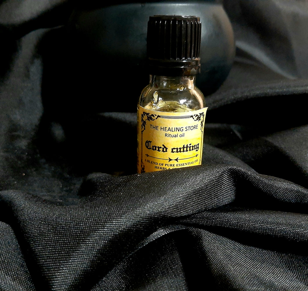Cord Cutting Ritual Oil | For Hoodoo, Wicca, Conjour, Spellwork | Healing | Meditation | Aromatherapy