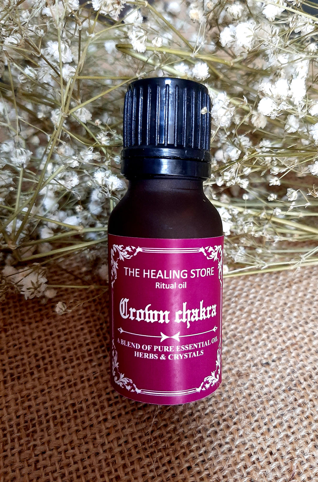 Crown Chakra Ritual Oil | For Hoodoo, Wicca, Conjour, Spellwork | Meditation | Aromatherapy