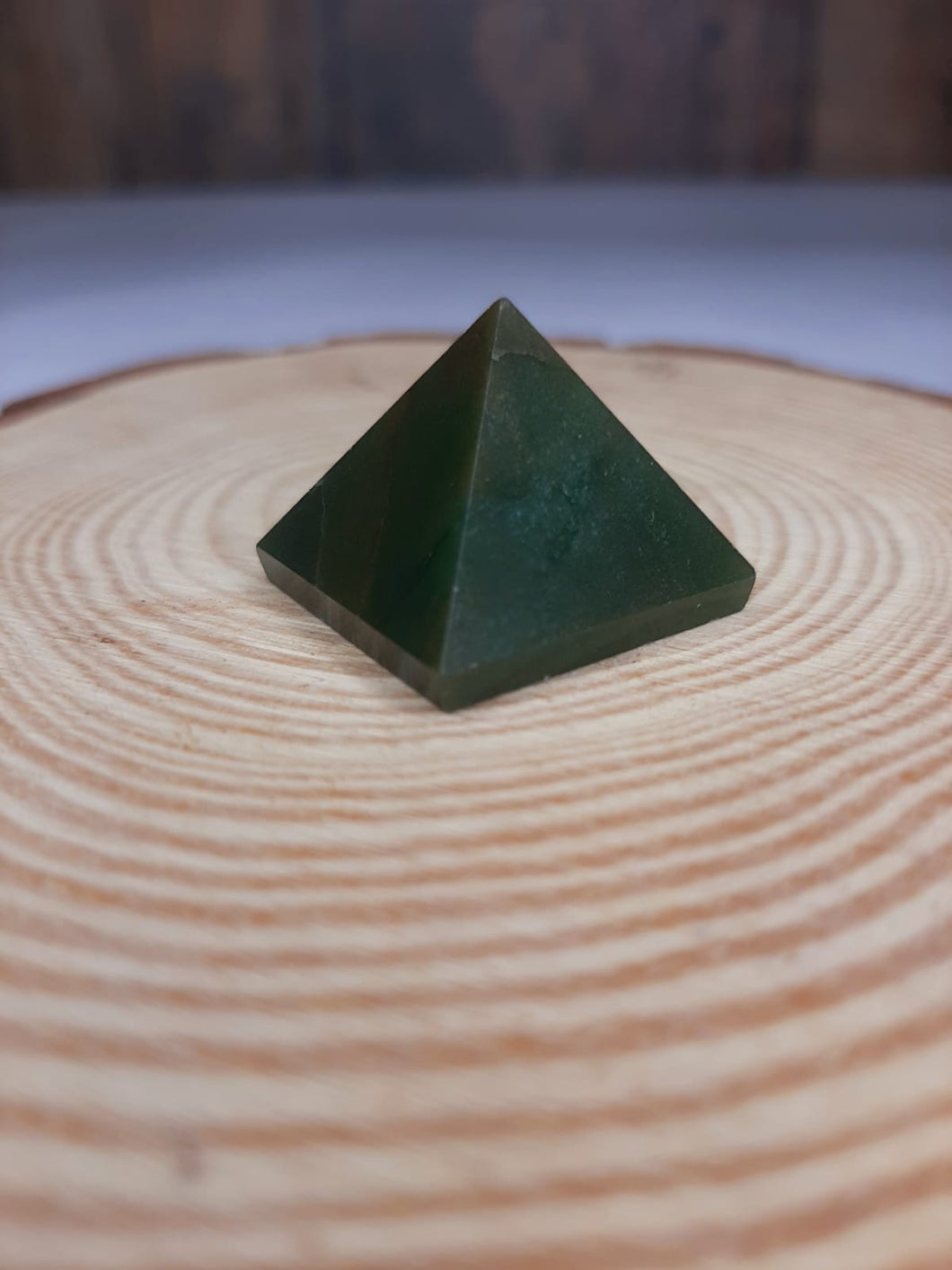 Green Aventurine Pyramid | Lab Certified |