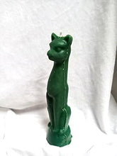 Load image into Gallery viewer, Cat Figure Spell Candle | Wicca Spells Candle | Green
