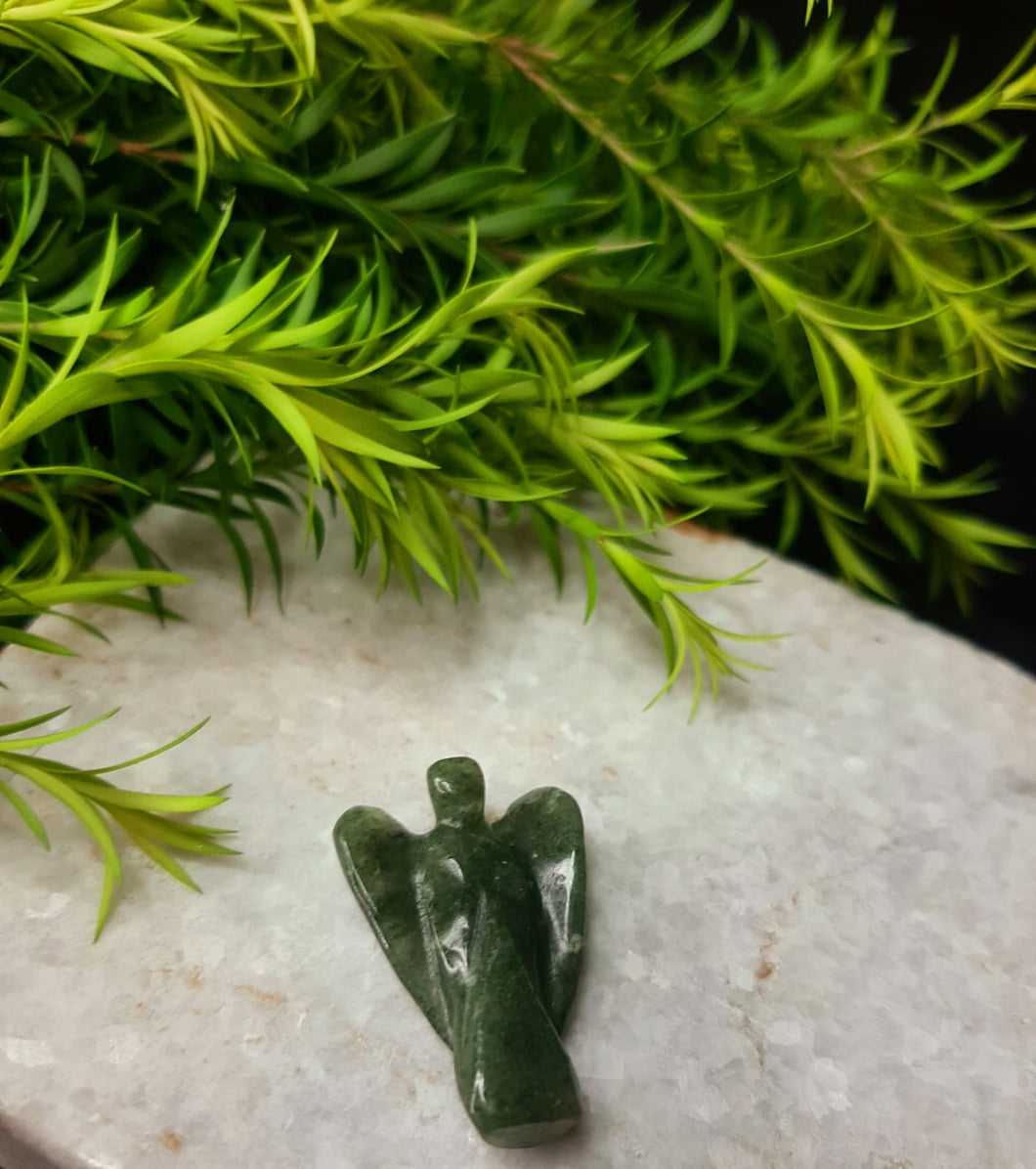 Jade Crystal Angel | Lab Certified |