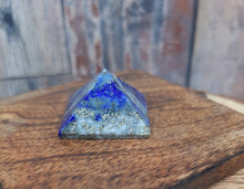 Load image into Gallery viewer, Lapis Lazuli Pyramid | Lab Certified |
